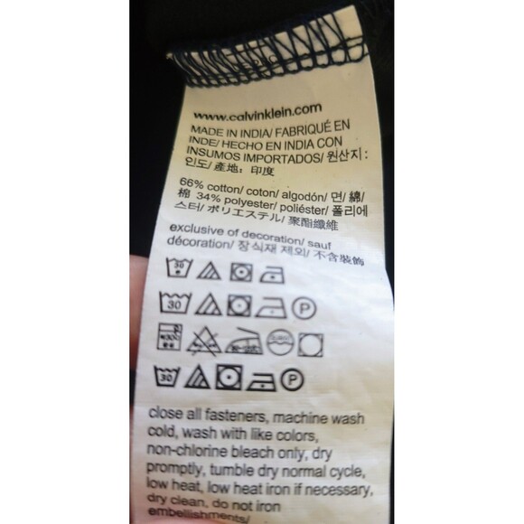 Calvin Klein Men's Navy Blue Track Jacket - Size XXL - Full Zip Athletic Wear - Picture 4 of 7